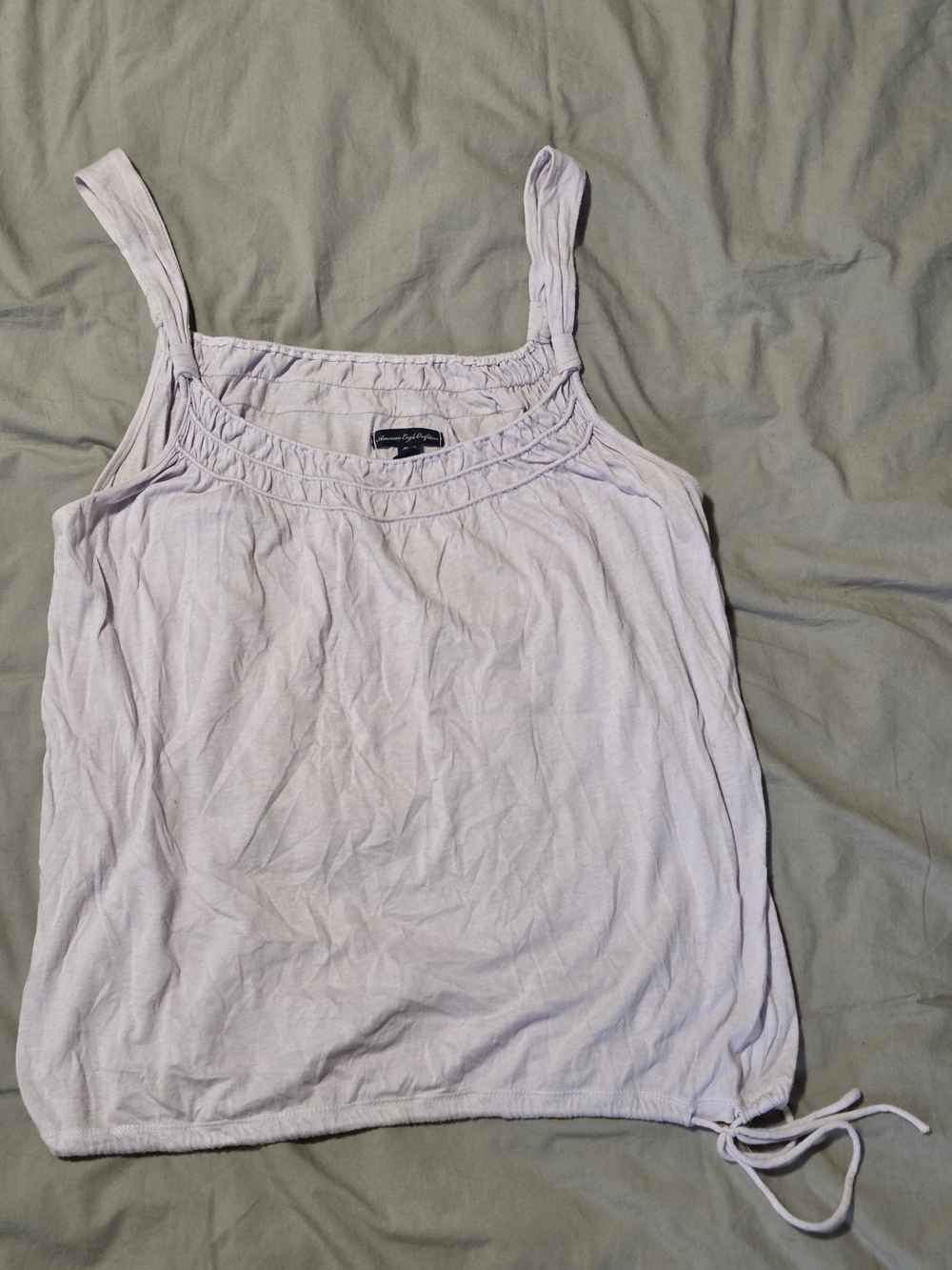 Light Lavender Women's Drawstring Tank Top
